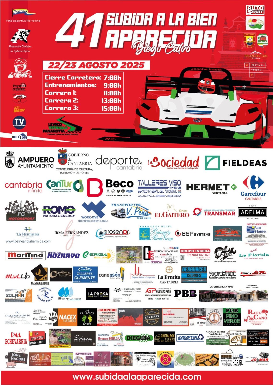 Cartel oficial Subida a la Bien Aparecida 2025